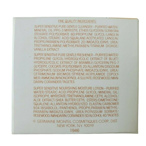 3 80s Germaine Monteil Super Sensitive Sampler Kit NOS Cleanser Freshener Lotion - Picture 7 of 7